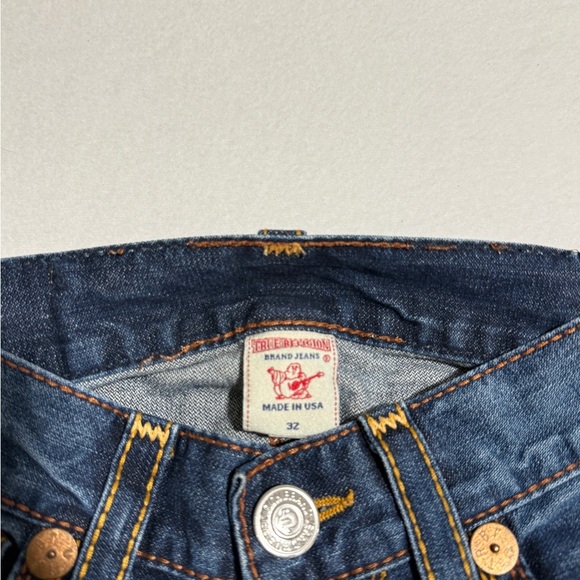 True Religion Size M Women's Dark Blue Boot Cut Jeans - Picture 6 of 6